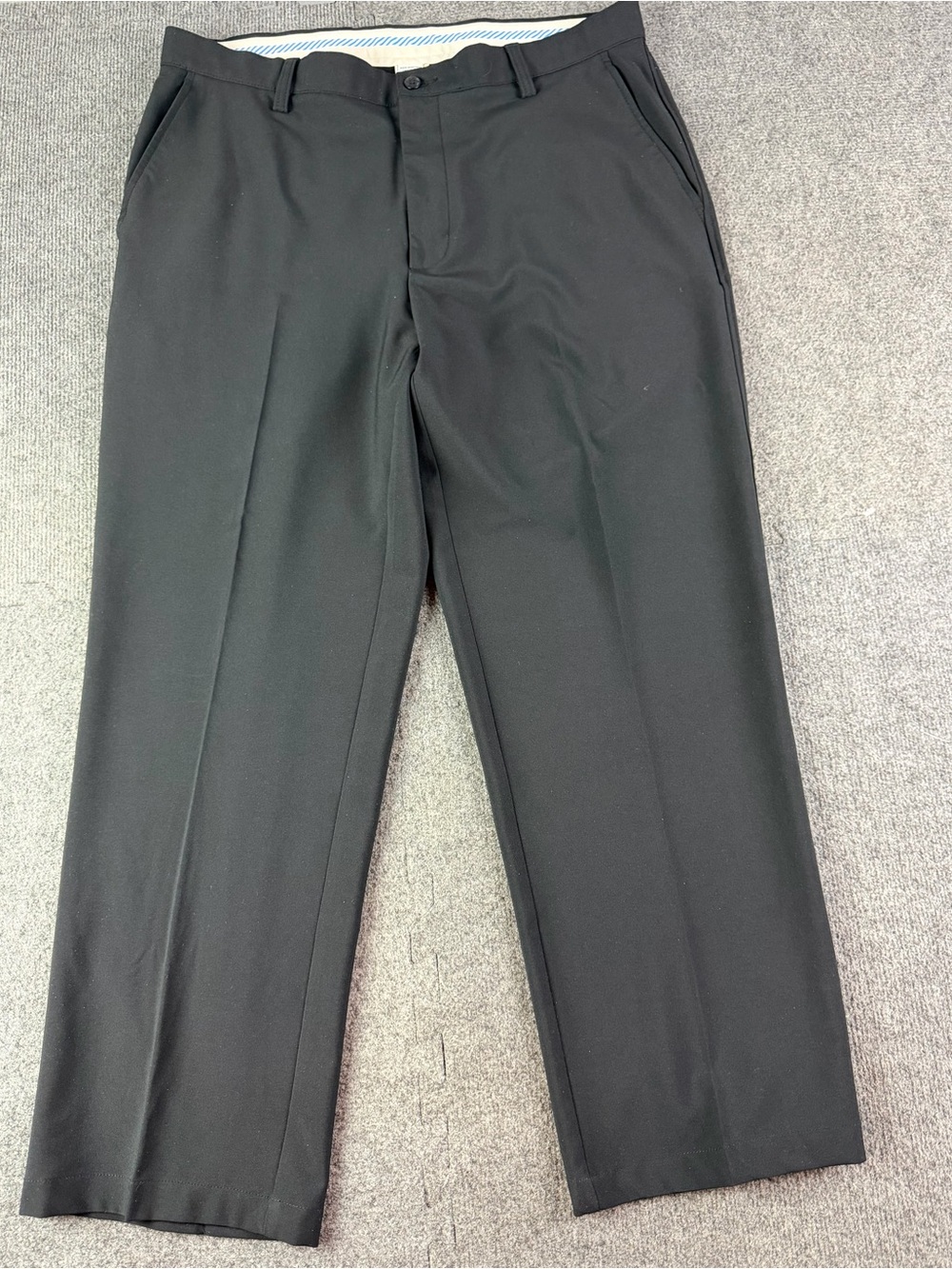 FJ Foot Joy Mens Flat Front Golf Pants Size 36x29 Black